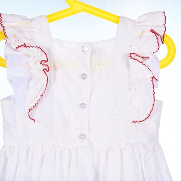 Bobbie Jean White Girl's Dress Size 6 - Picture 5 of 6